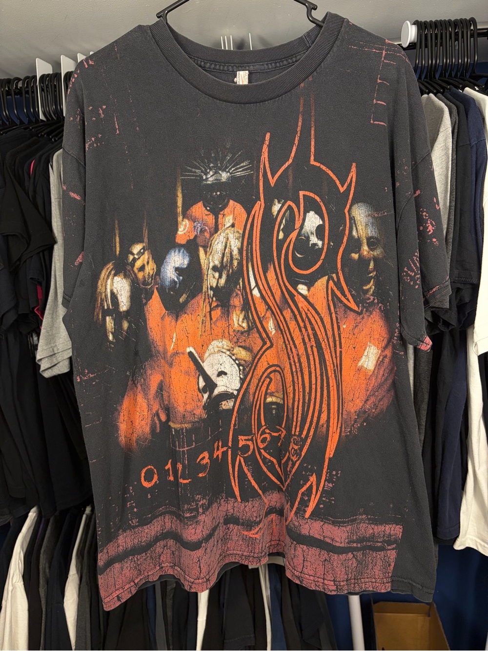 2000’s Slipknot •Debut Album• AOP T-shirt Alstyle Tag